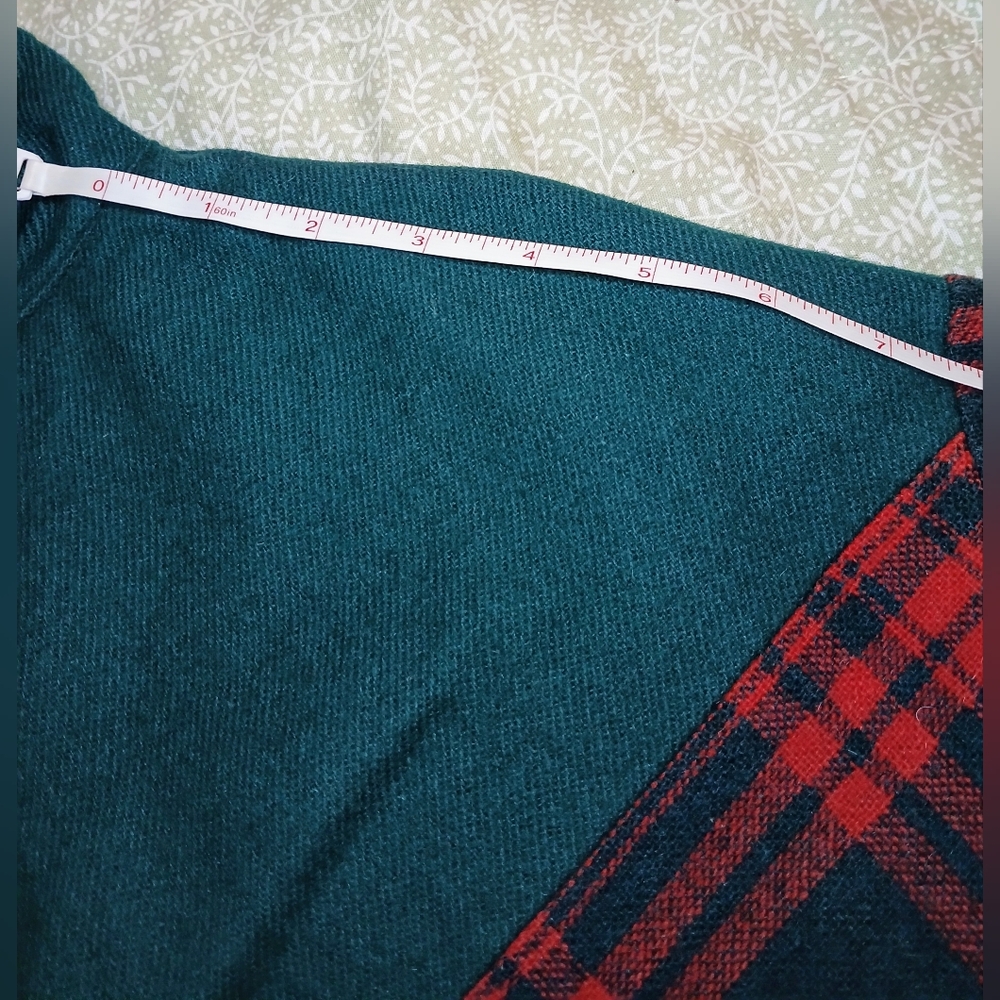 Patchwork Plaid Wool Jacket W/ Lining, Beautiful … - image 7